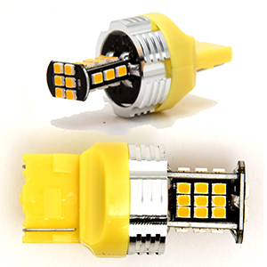 7440-30SMD-3020-CAN Светодиодная лампа 7440 30smd 3020 canbus 10-30V желтый (W21W) L078