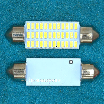 41MM-36SMD-3014 Светодиодная лампа. Софит 41 мм 36 smd 3014 12 вольт. L-049