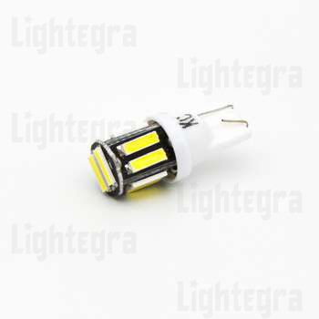 T10-10SMD-7014-24 Светодиодная лампа T10 7014 10 SMD 24 вольт белый (W5W) L138