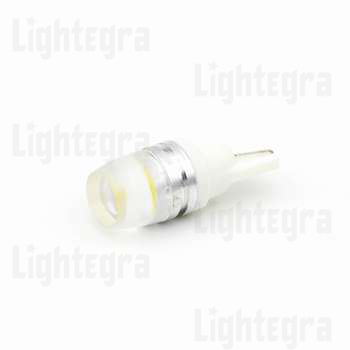 T10-1,5W-COBL Светодиодная лампа T10 COB 1,5 W вогнутая линза 12 вольт белый (W5W) L154