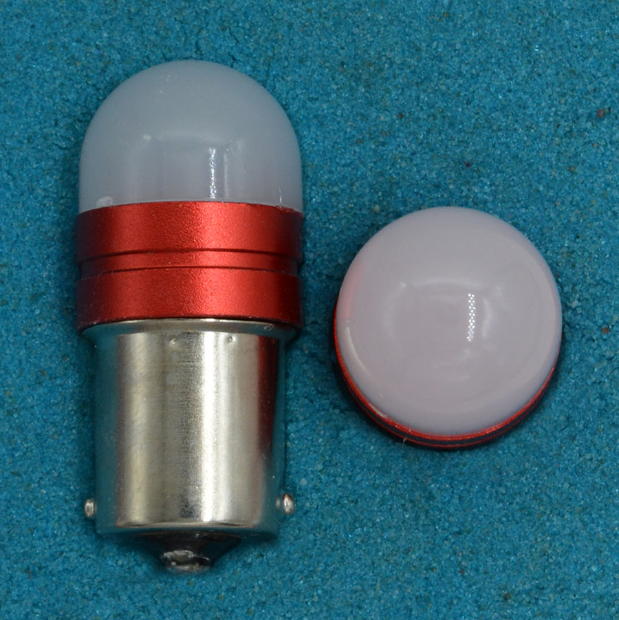 1156-S25-3W Flash Светодиодная лампа 9-32 вольта S25-1156-3w. Красный Стробоскоп. (P215W) L021