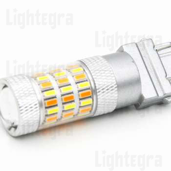 3157-60SMD-4014-CAN Светодиодная лампа. 3157 60 SMD 4014 12 вольт белый-желтый (P277W) L076